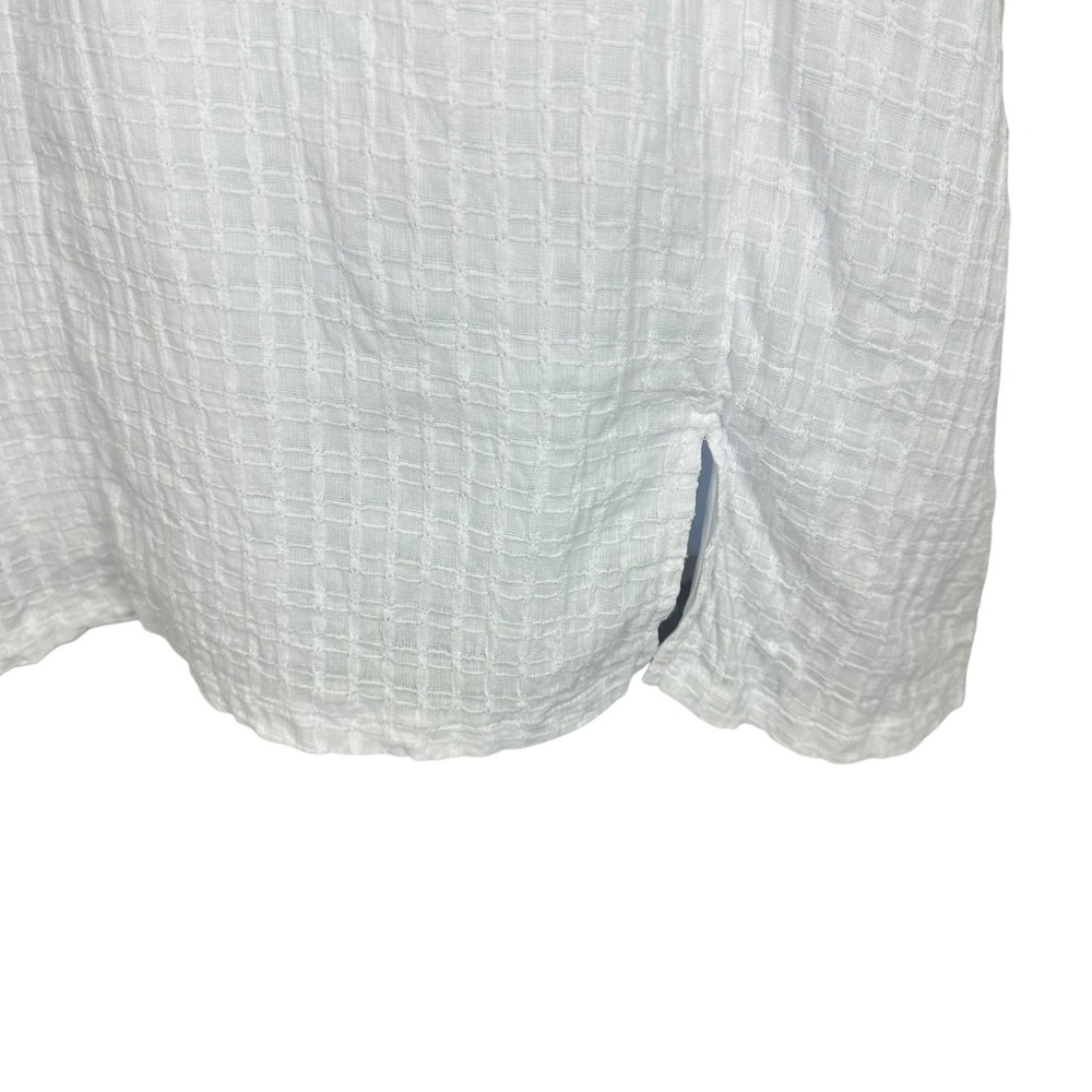 Showpo White Babydoll Mini Dress Puff Sleeves Square Neck‎ Milkmaid US Size 4 - Picture 10 of 13